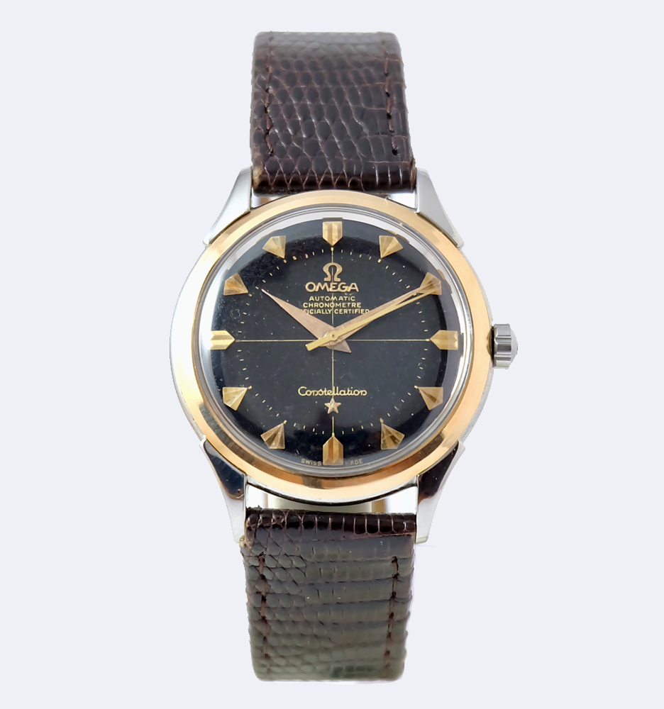 Omega Constellation Or Steel Cadran Noir